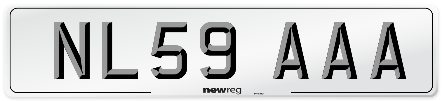 NL59 AAA Number Plate from New Reg
